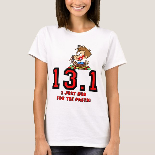 Camiseta Meia maratona engraçada (Frente)