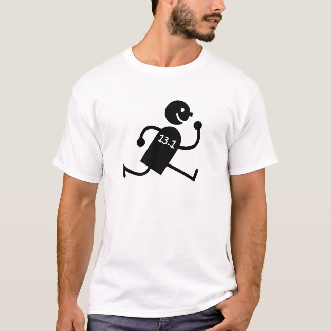 Camiseta Meia maratona engraçada (Frente)