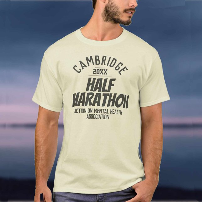Camiseta Meia-maratona ou Outro T-shirt para eventos (Criador carregado)