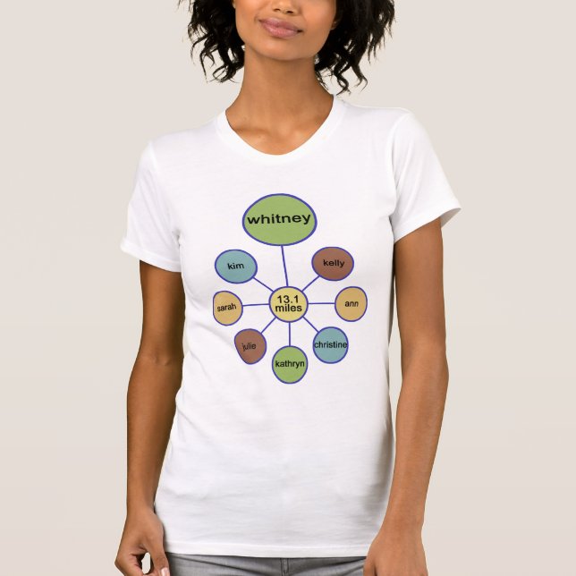 Camiseta meia maratona whitney (Frente)