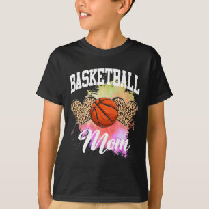 Camiseta Meia-noite de basquetebol Mães de mãe de leopardo