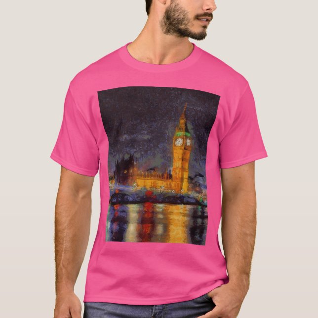 Camiseta Meia-Noite em Londres (Frente)