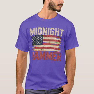 Camiseta Meia-Noite, Hammer B-2, Stealth Jet, Bandeira Usa