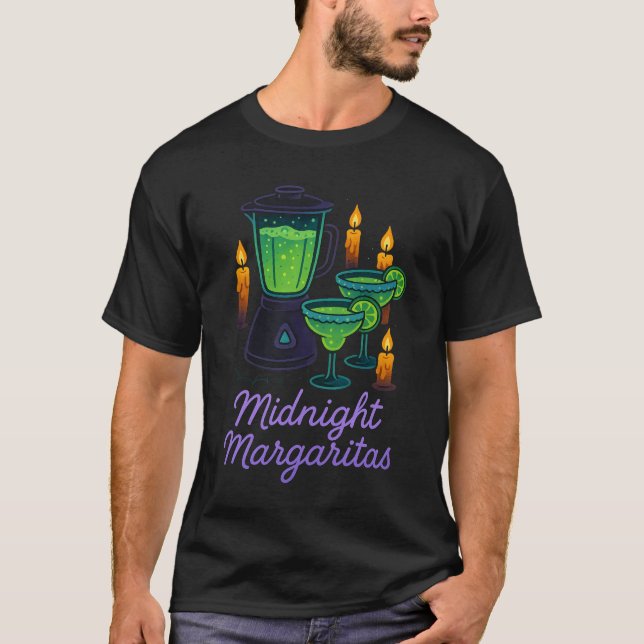 Camiseta Meia-noite Margaritas (Frente)