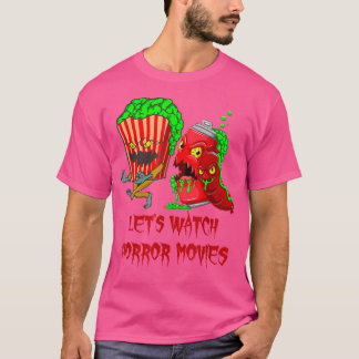 Camiseta Meia-Noite Vamos Assistir Filmes de Horror no Dia 