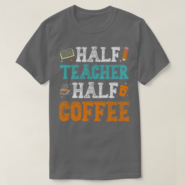 Camiseta Meia Professora Meia Café 1 (Frente do Design)