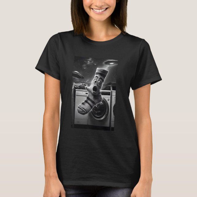 Camiseta Meia Selfie OVNI (Frente)
