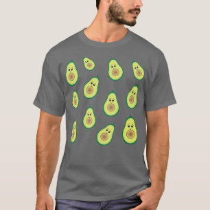 Camiseta Meia-traça bonita do padrão Avocado Clássico TSirt