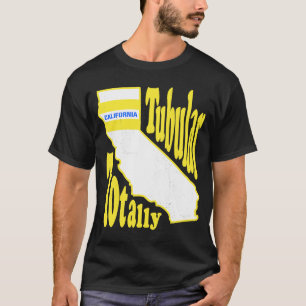 Camiseta Meia Tubo Retro Califórnia Totalmente Tubular