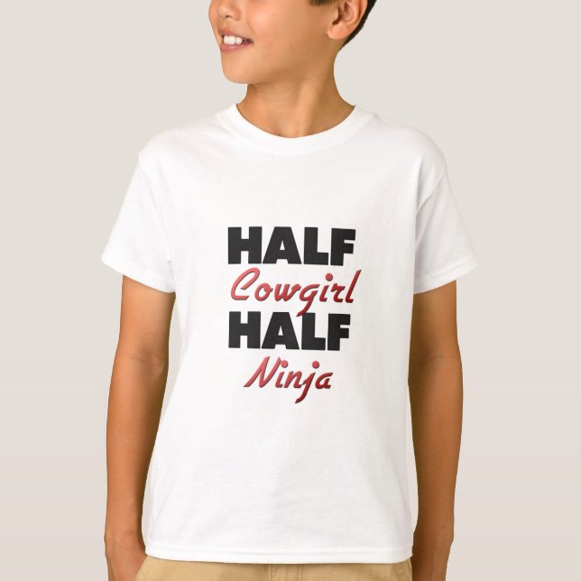 Camiseta Meia vaqueira meio Ninja (Frente)