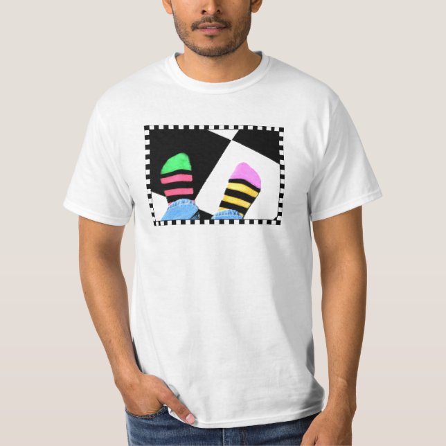 Camiseta Meias combinadas mal (Frente)