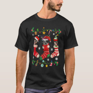 Camiseta Meias de Natal de Bovinos Australianos Cão de Nata