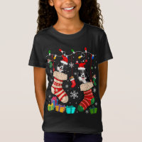 Meias de Natal Pajama Border Collie Dog Puppy Lov