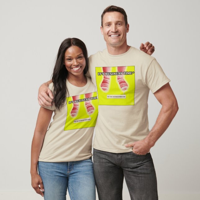 Camiseta Meias de negócios! (Unissex)