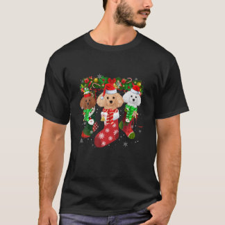 Camiseta Meias de Poodle Cristo de pijamas da família engra