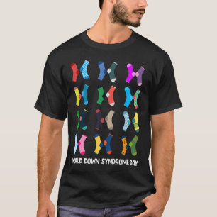 Camiseta Meias do Dia Mundial da Síndrome de Down Wdsd