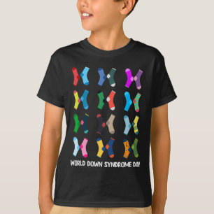 Camiseta Meias do Dia Mundial da Síndrome de Down Wdsd