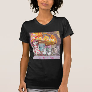 Camiseta Meias Filmes de Terror O Secador Engraçado