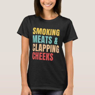 Camiseta Meias Fumantes E Churrascos De Carne De Churrasco
