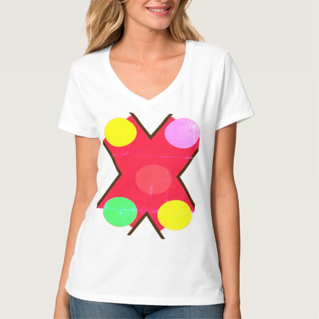 Camiseta Meias GIGANTE DA Tripulação AMARELO VERMELHO VERME (Frente)