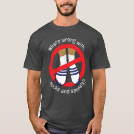Camiseta Meias Pais e Piadas de Sandals embaraçosas
