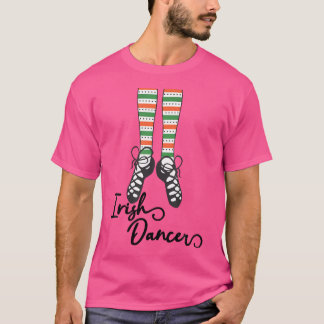 Camiseta Meias Sapatos De Dança Irlandesa Para Meninas Em S