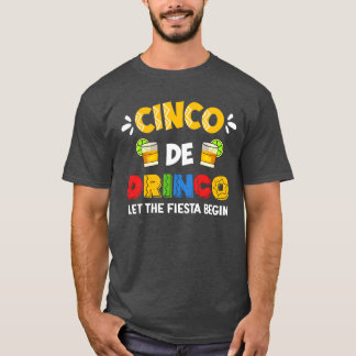 Camiseta Meican Drink Drink Party Cinco de Mayo Fiesta girl
