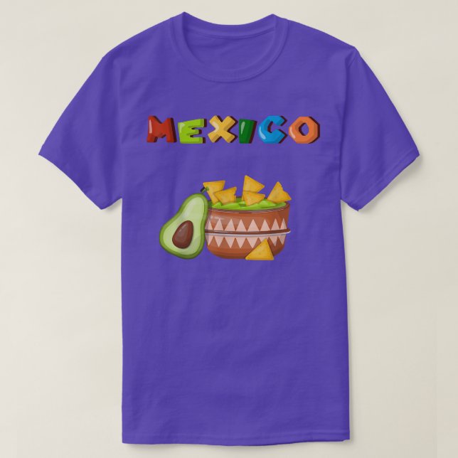 Camiseta Meico Tacos e Avocado (Frente do Design)