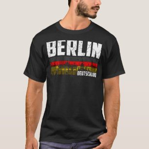 Camiseta Mein Berlin Skyline Alemanha Home City Souvenir