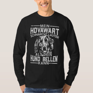 Camiseta Mein Hovawart Rindo Alto Como Seus Latidos De Cão 