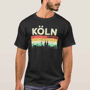 Camiseta Mein Köln Skyline Alemanha Home City Souvenir