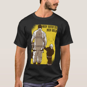 Camiseta Mein Vater ist mein Held Fireman Papa Fire Brigade