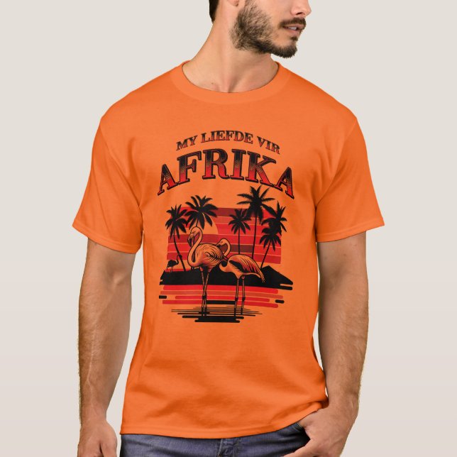 Camiseta Meine Liebe Liefde zu Afrika (Afrikaans) (Frente)
