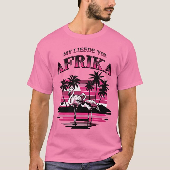 Camiseta Meine Liebe zu Afrika (Afrikaans) (Frente)