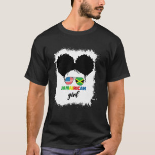 Camiseta Meio Americano E Jamaicano América Jamaica Bandeir