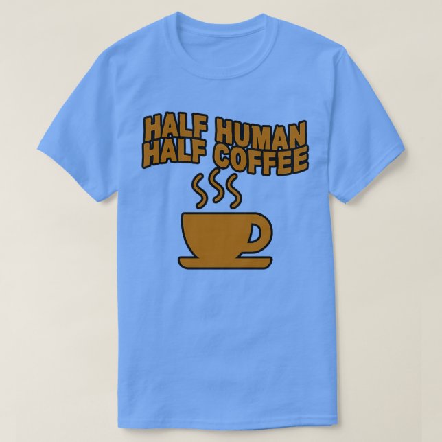 Camiseta Meio Café Humano 1 (Frente do Design)