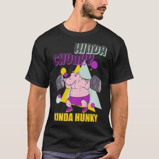 Camiseta Meio Chunky Tipo Horrível, Bodybuildin