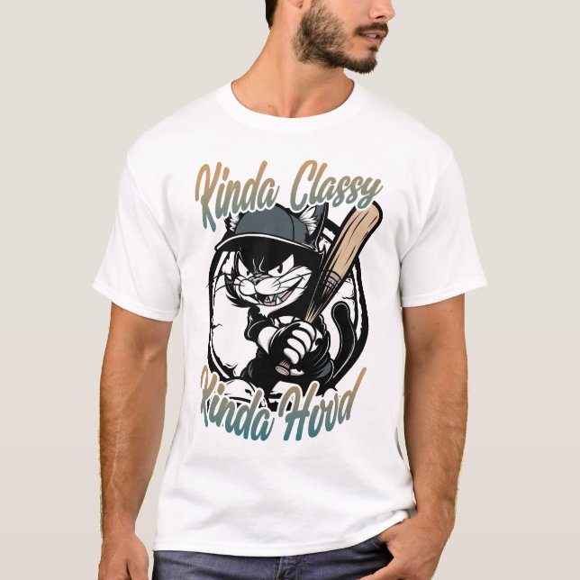 Camiseta Meio Clássico De Capuz (Frente)