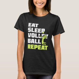 Camiseta Meio de Voleibol de Praia de Voleibol Interior
