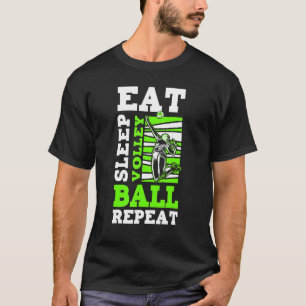 Camiseta Meio de Voleibol de Praia de Voleibol Interior