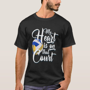 Camiseta Meio de Voleibol de Praia de Voleibol Interior