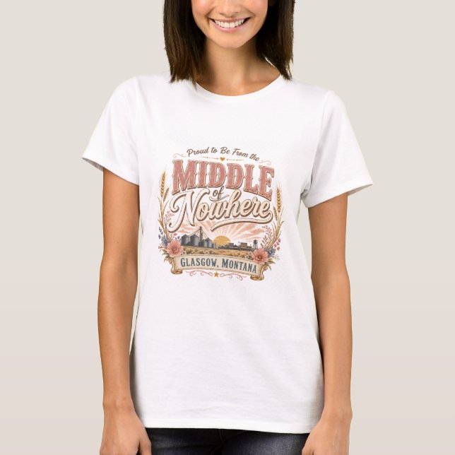 Camiseta Meio do Nada Glasgow Montana (Frente)