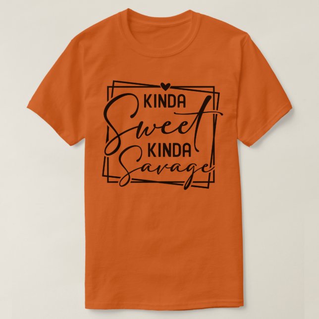Camiseta Meio doce, meio selvagem (Frente do Design)