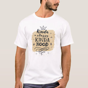Camiseta Meio elegante, meio que um capuz