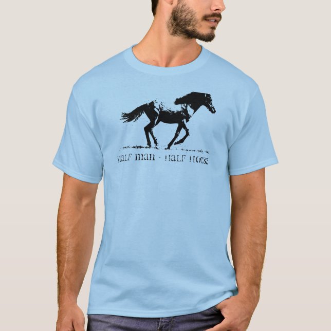 Camiseta Meio homem - meio cavalo (Frente)