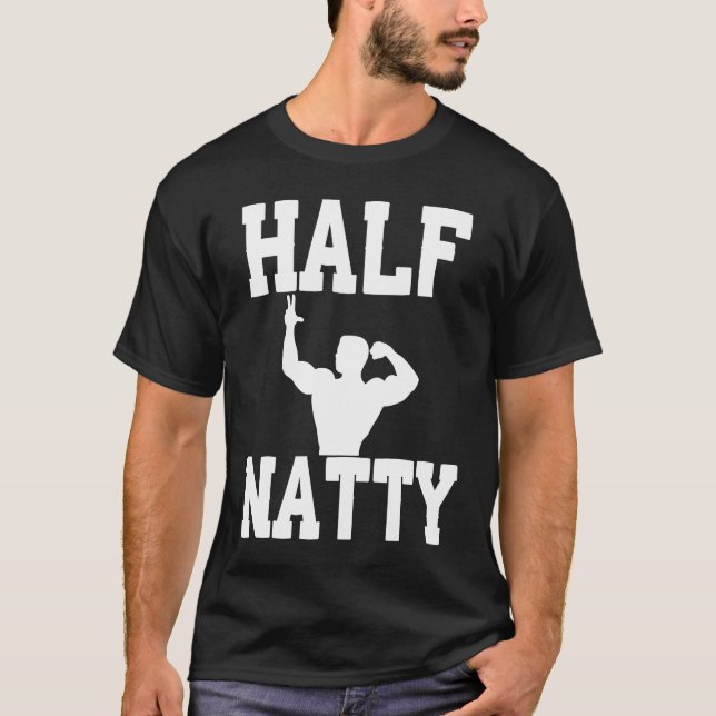 CAMISETA MEIO NATTY BODYBUILING MALHAÇÃO MEME GYM WORKOUT (Frente)