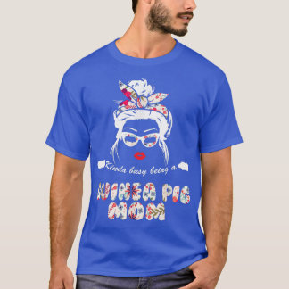 Camiseta Meio Ocupado Sendo Um Porco-guineense Mãe Bun H Bo