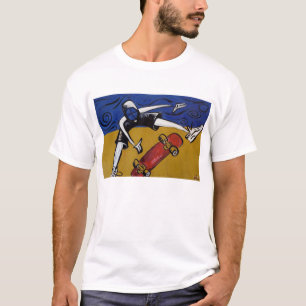 Camiseta Meio patinador da tubulação por Doug LaRue