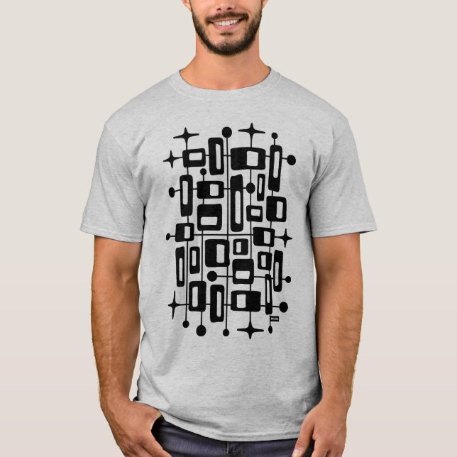 Camiseta Meio século Atômica moderno (Frente)