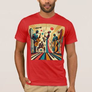 Camiseta Meio século Jazz Age Quartet